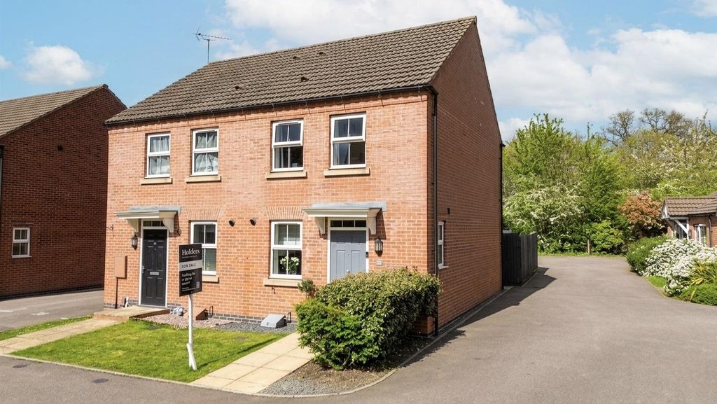 2 bed semi-detached house for saleRaynesford Close, Quorn, Leicestershire LE12