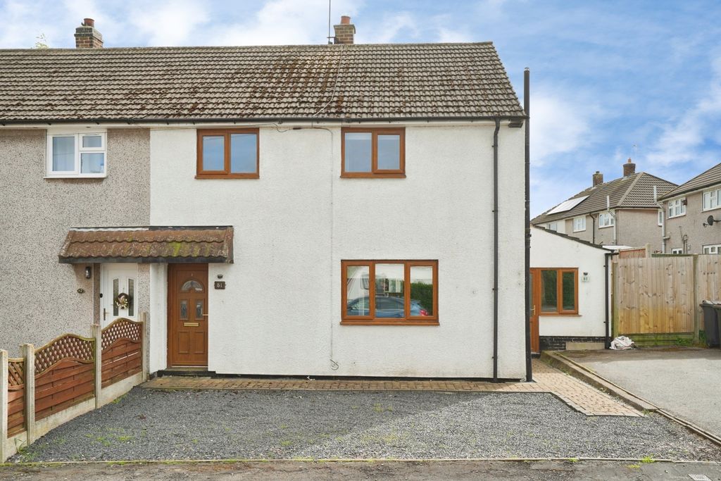 3 bed semi-detached house for saleSt. Matthews Avenue, Worthington, Ashby-De-La-Zouch, Leicestershire LE65