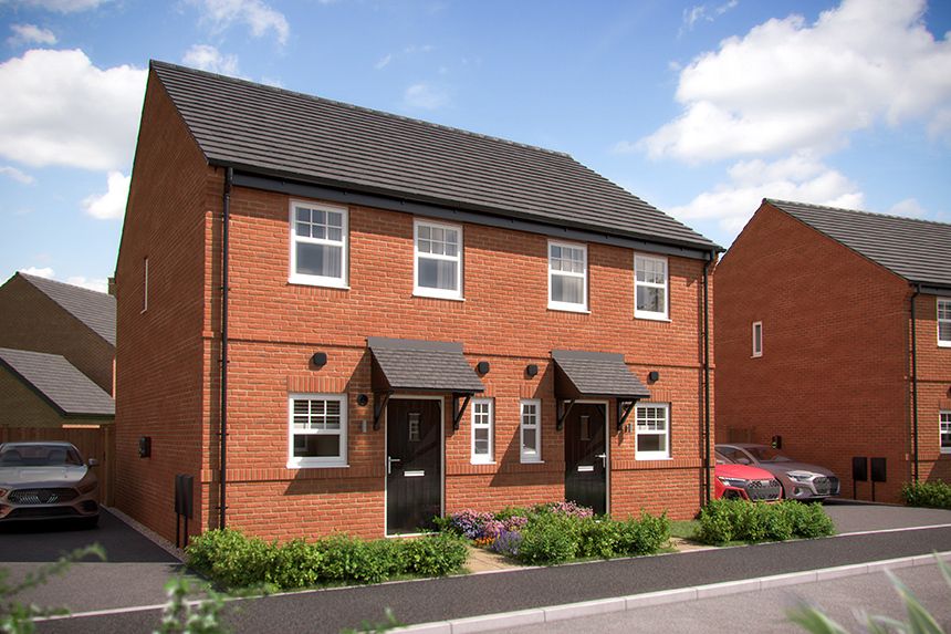 2 bed semi-detached house for sale"The Curlew" at Leicester Road, Earl Shilton LE9