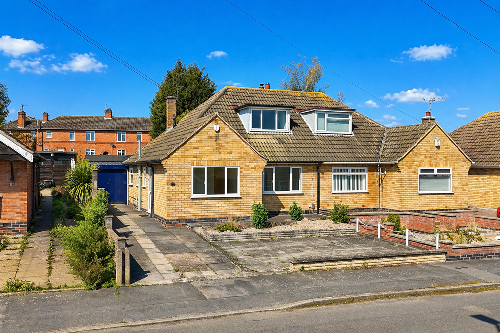Semi-detached bungalow for saleAndrew Road, Anstey, Leicester, Leicestershire LE7