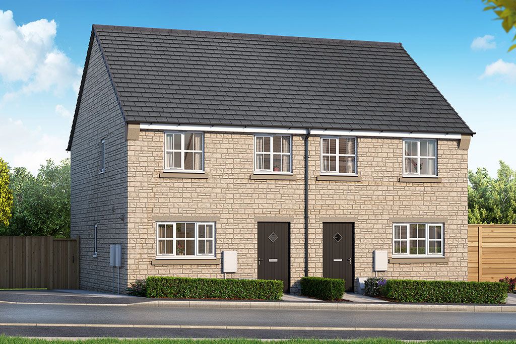 3 bed semi-detached house for sale"The Elm" at Church Meadow, Buxton SK17
