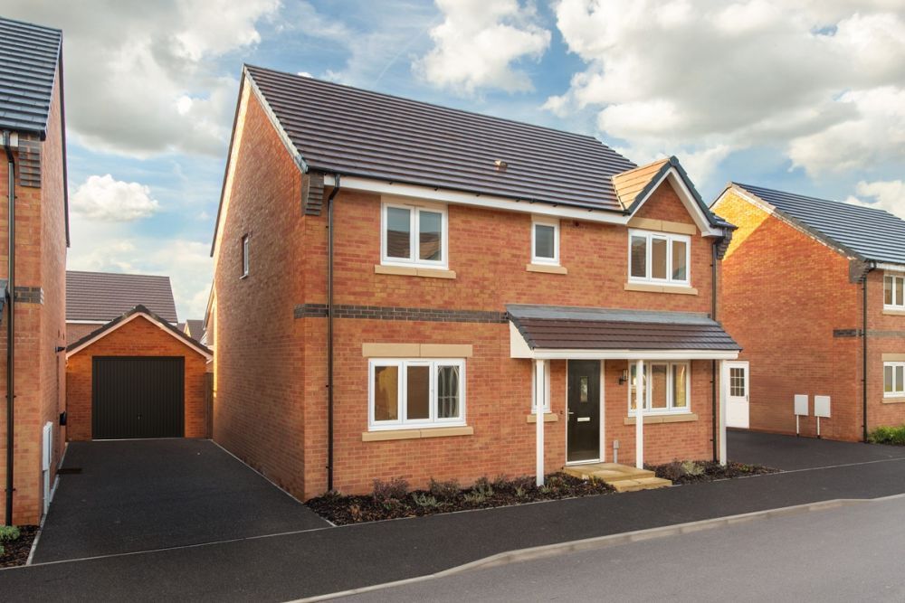 4 bed detached house for sale"The Dorking" at Hillside Road, Branston DE13