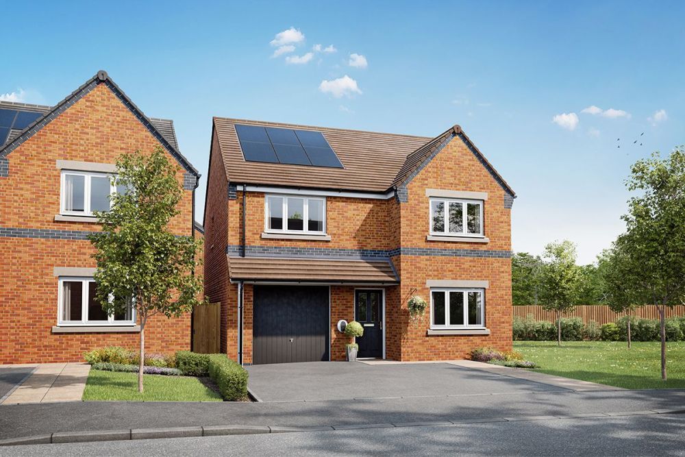 4 bed detached house for sale"The Yorkley" at Hillside Road, Branston DE13