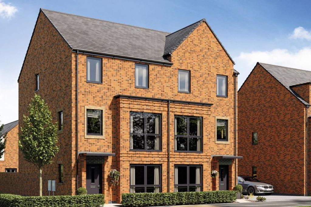 4 bed semi-detached house for sale"Medford" at Dovecote Road, Ashton Green, Leicester LE4