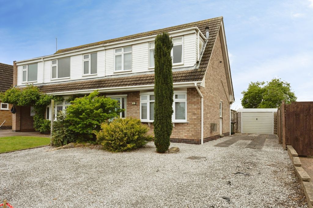 3 bed semi-detached house for saleHomefield Road, Sileby, Loughborough, Leicestershire LE12