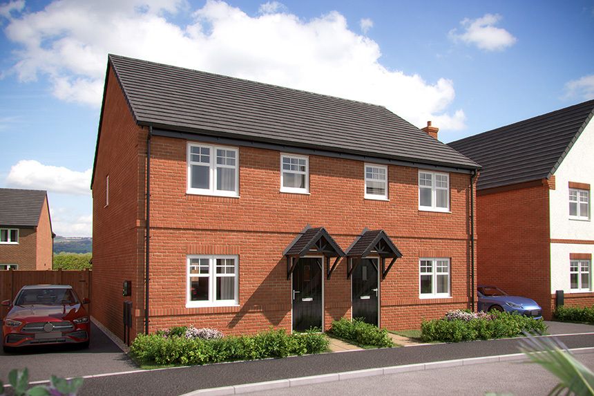 3 bed semi-detached house for sale"The Jackdaw" at Leicester Road, Earl Shilton LE9
