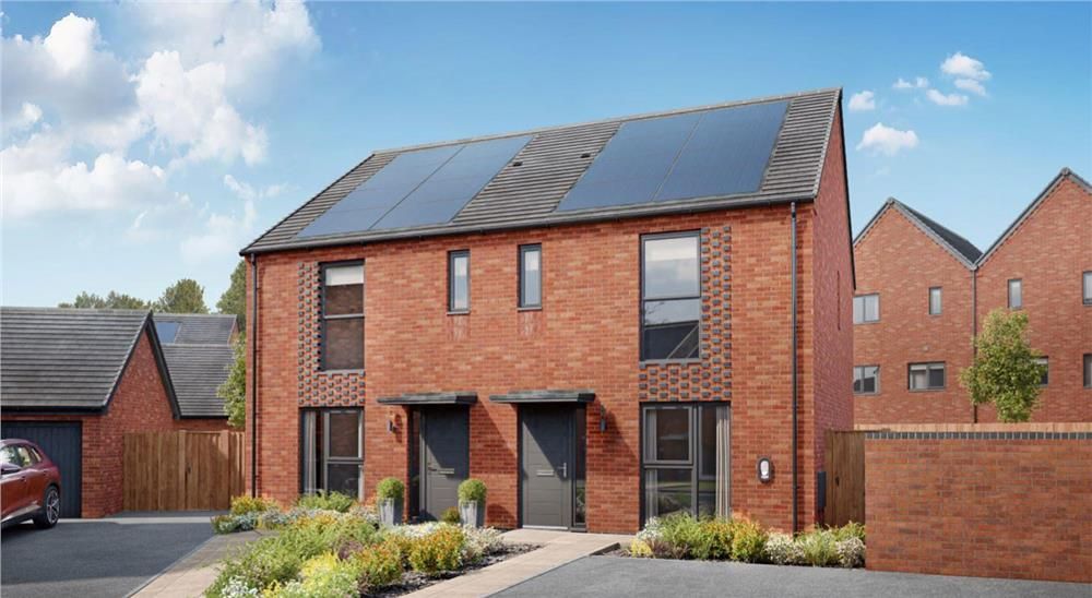 3 bed semi-detached house for sale"The Houghton" at Acacia Lane, Hollyhock Way, Burton-On-Trent DE14