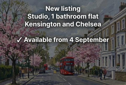 Cheniston Gardens, London W8, Studio to rent