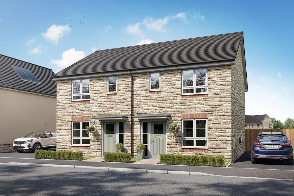 Additional image 2 of 3 bed semi-detached house for sale"The Brambleford - Plot 113" at Showell Nurseries, Nursery Road, Showell, Chippenham SN15