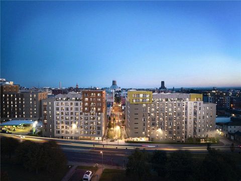 Apartment A206, 33 Abbey Row, 33 Devon Street, Liverpool, Merseyside L3, New home