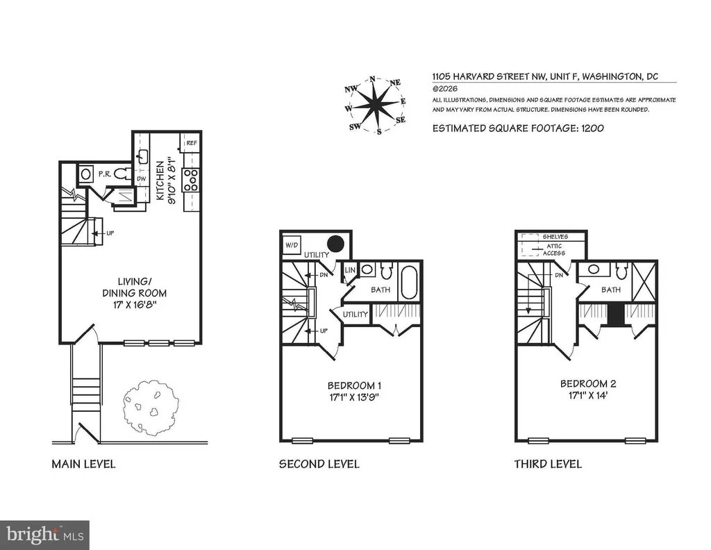 1105 Harvard Street NW Unit F, Washington, DC 20009
