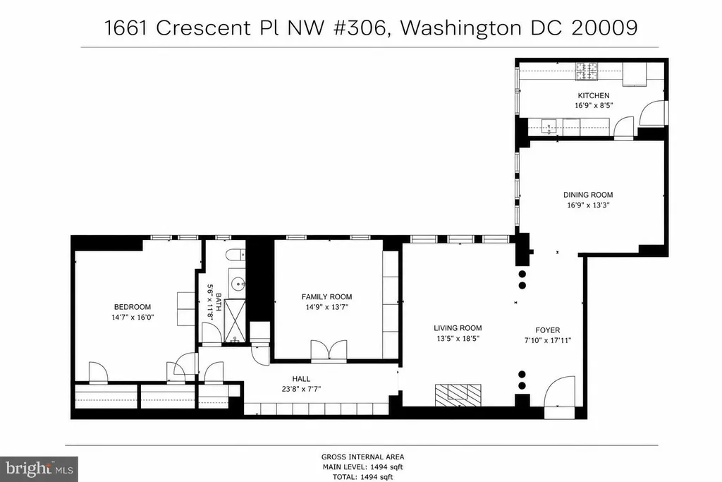 1661 Crescent Place NW Unit 306, Washington, DC 20009
