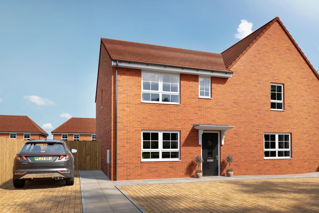 3 bed semi-detached house for sale"Mewstone" at Ixworth Road, Thurston, Bury St Edmunds IP31
