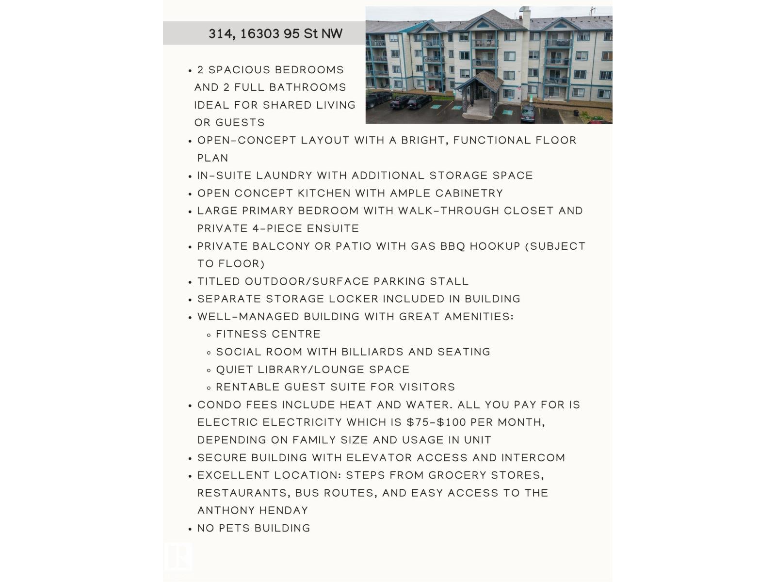 Additional image 2 of 314-16303 95 Street NW, Edmonton, AB, T5Z3V1