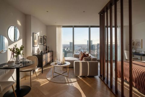 Landmark Pinnacle, Canary Wharf E14, New home, Studio for sale