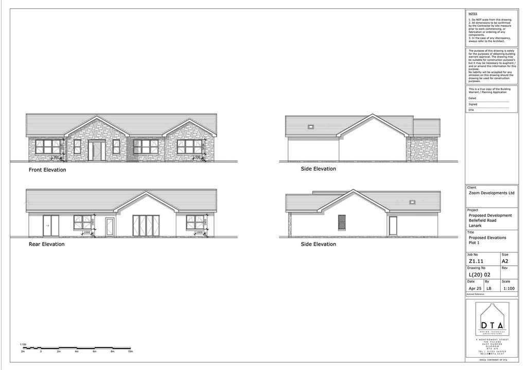 Additional image 9 of 4 bed detached bungalow for salePlot 1, Bellefield Road, Lanark ML11