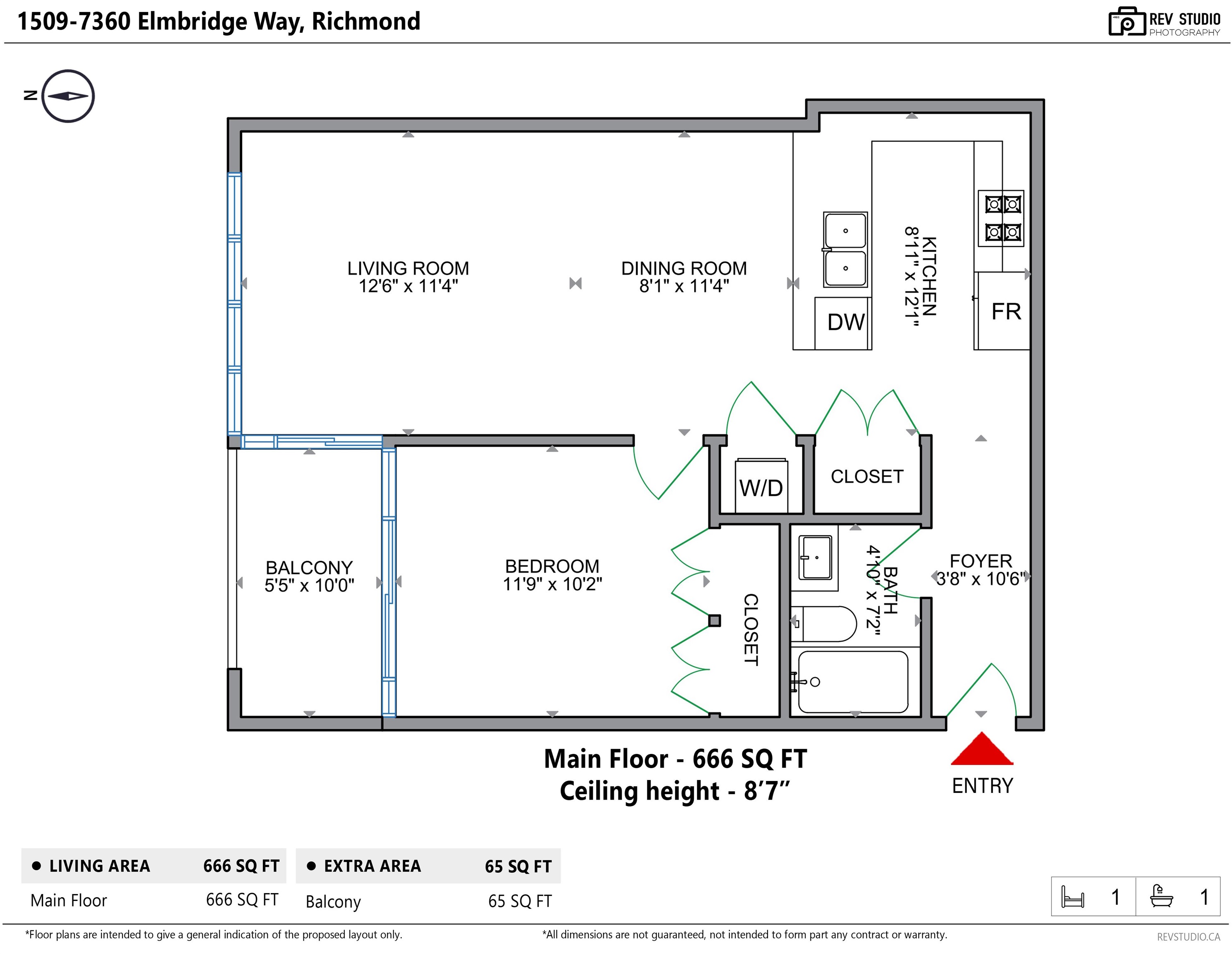 Additional image 3 of 1509-7360 Elmbridge Way, Richmond, BC, V6X 0A5