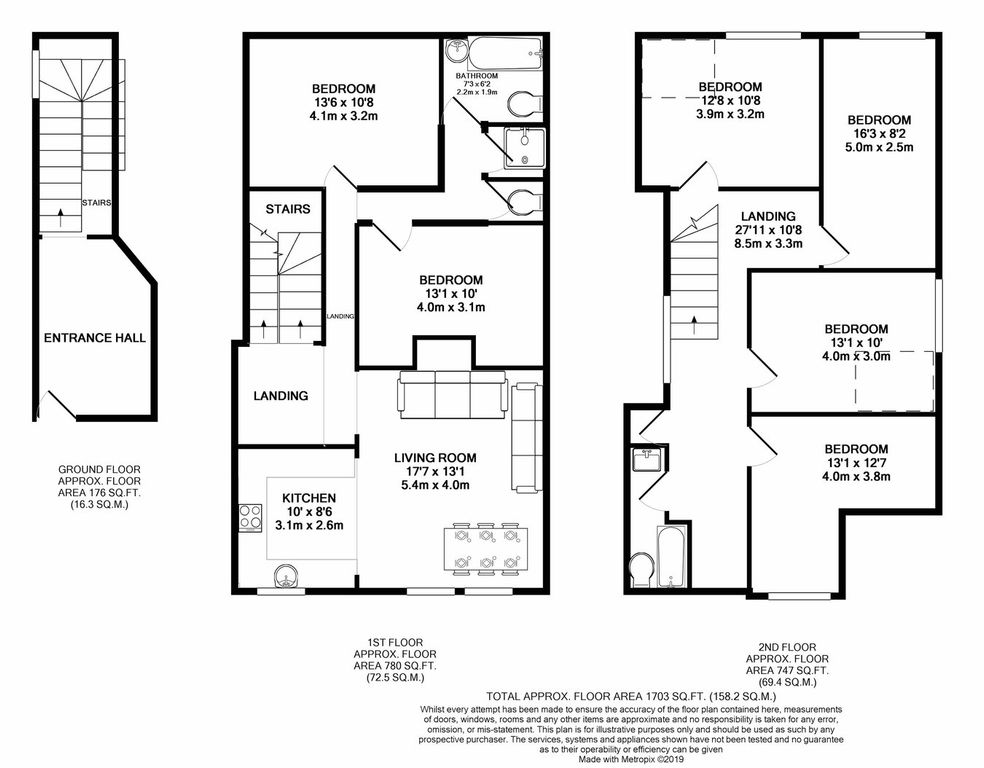 6 bed flat to rentBrudenell Road, Hyde Park, Leeds LS6