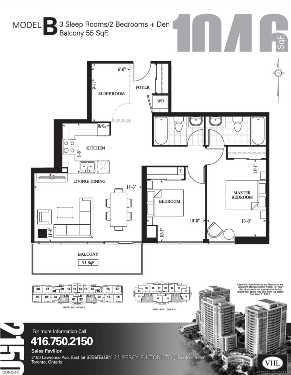 Additional image 5 of 802-1328 Birchmount Road, Toronto, ON, M1R 0B6
