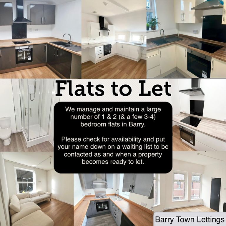 1 bed flat to rentHolton Road, Barry CF63