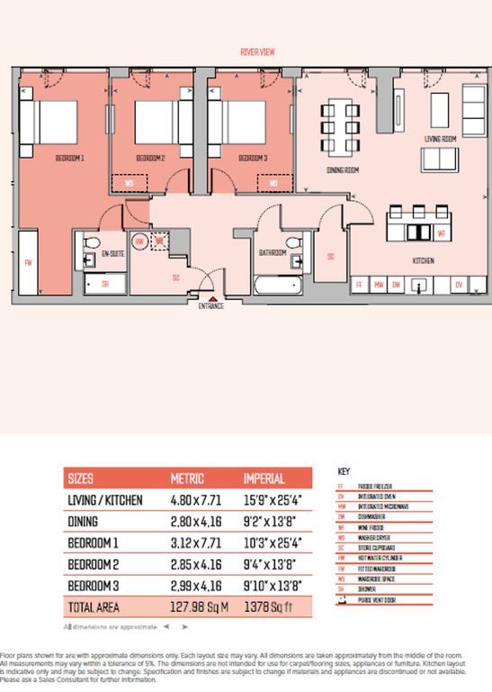 Additional image 38 of 3 bed flat for saleThe Buckley Penthouse, Bankside Boulevard, Colliers Yard, Manchester M3