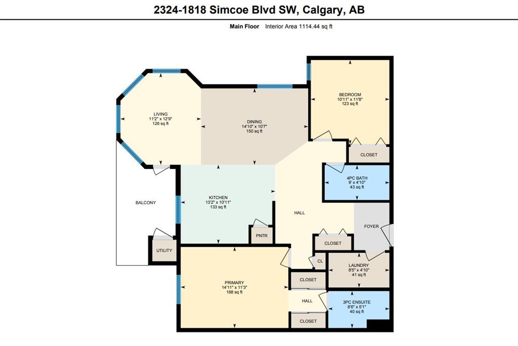 Additional image 4 of 2324-1818 Simcoe Boulevard SW, Calgary, AB, T3H 3L9