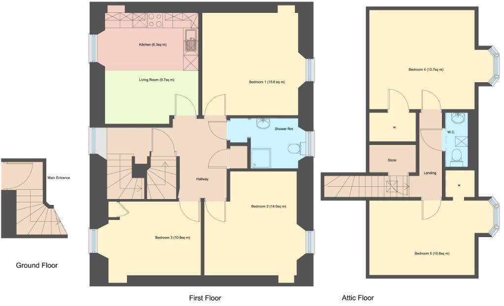 Additional image 9 of 5 bed maisonette to rentPerth Road, Dundee DD1