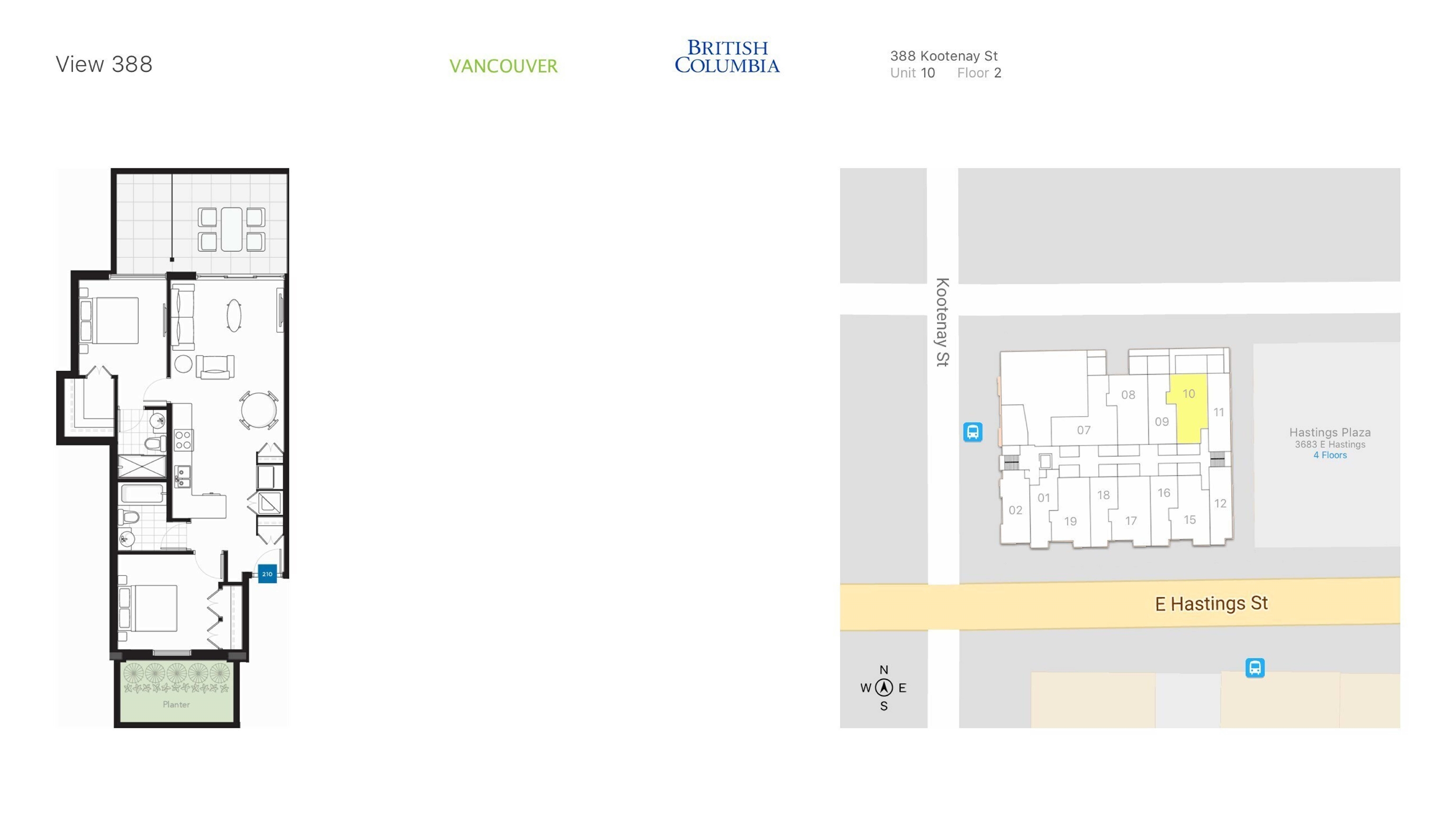 x10-388 Kootenay Street, Vancouver, BC, V5K 0C5