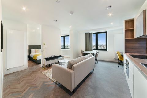 Skyline Apartments, Makers Yard, London E3, Studio to rent