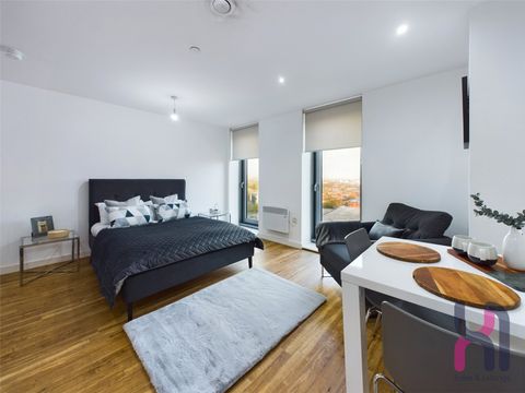 Media City, Michigan Point Tower A, 9 Michigan Avenue, Salford M50, Studio to rent