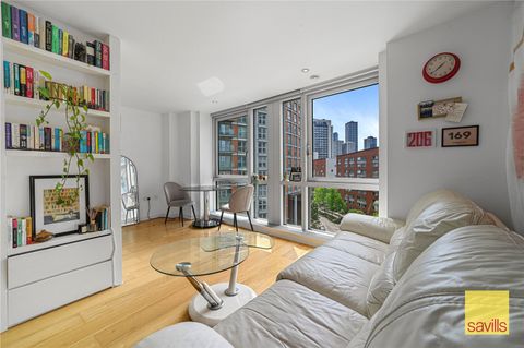 Ontario Tower, 4 Fairmont Avenue, London E14, Studio for sale