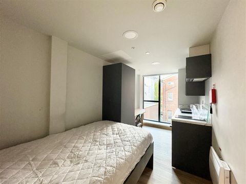 Fourth Floor Studio, Felix Apartments, Nottingham NG1, Studio to rent