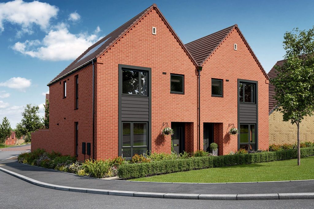 3 bed semi-detached house for sale"The Keeford - Plot 17" at Capstone Oaks, North Dane Way, Lordswood, Chatham ME5