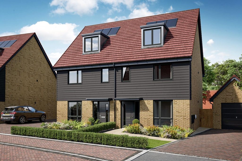 4 bed semi-detached house for sale"The Elliston - Plot 22" at Capstone Oaks, North Dane Way, Lordswood, Chatham ME5