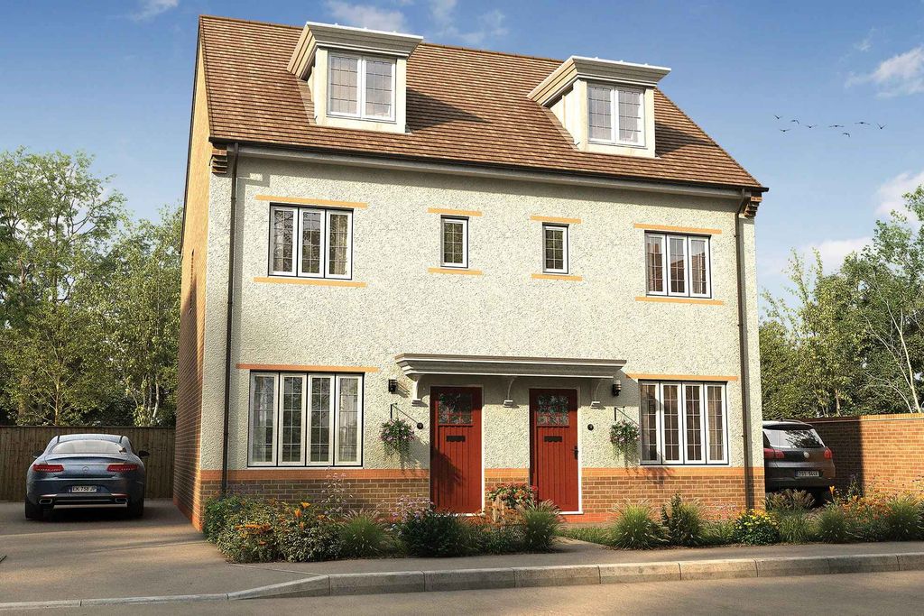 3 bed semi-detached house for sale"The Mcarthur" at Cherry Square, Off Winchester Road, Basingstoke RG23