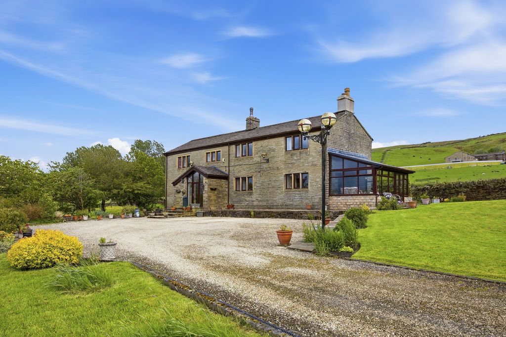 5 bed detached house for saleMoss Farm, Blackwood Road, Bacup, Rossendale OL13