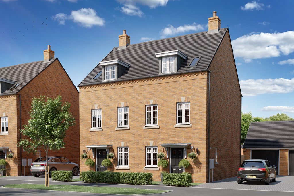 3 bed end terrace house for sale"Greenwood" at Armstrongs Fields, Broughton, Aylesbury HP22