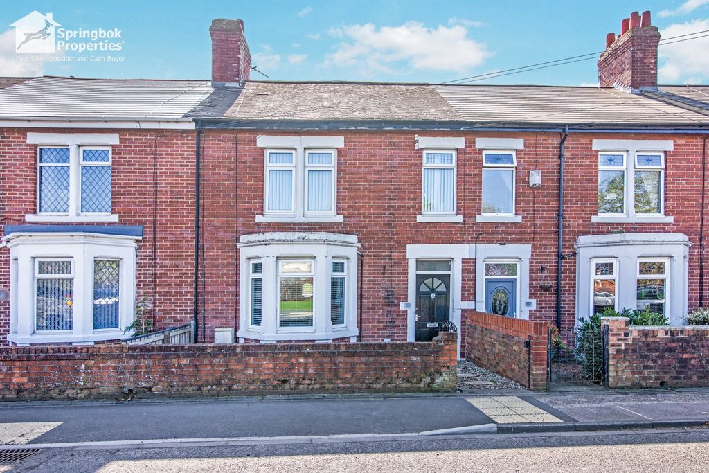 3 bed terraced house for saleNewbiggin Road, Ashington, Northumberland NE63