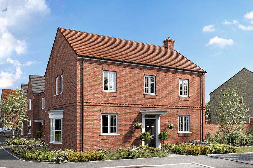 4 bed detached house for sale"The Chestnut/The Chestnut II" at Osier Way, Buckingham MK18