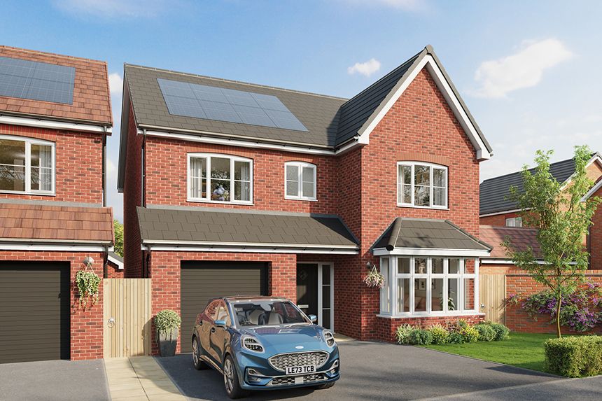 4 bed detached house for sale"The Alder" at Marley Way, Burton-On-Trent DE15