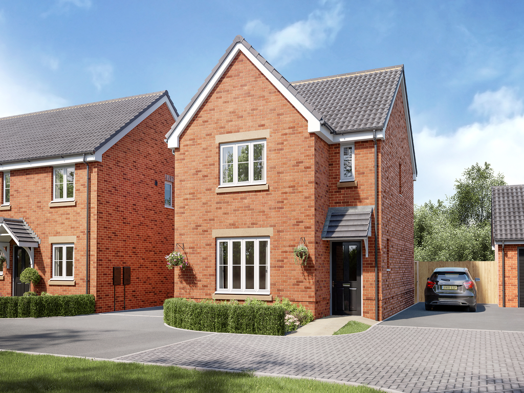 3 bed detached house for sale"The Derwent" at Airfield Way, Weldon NN17