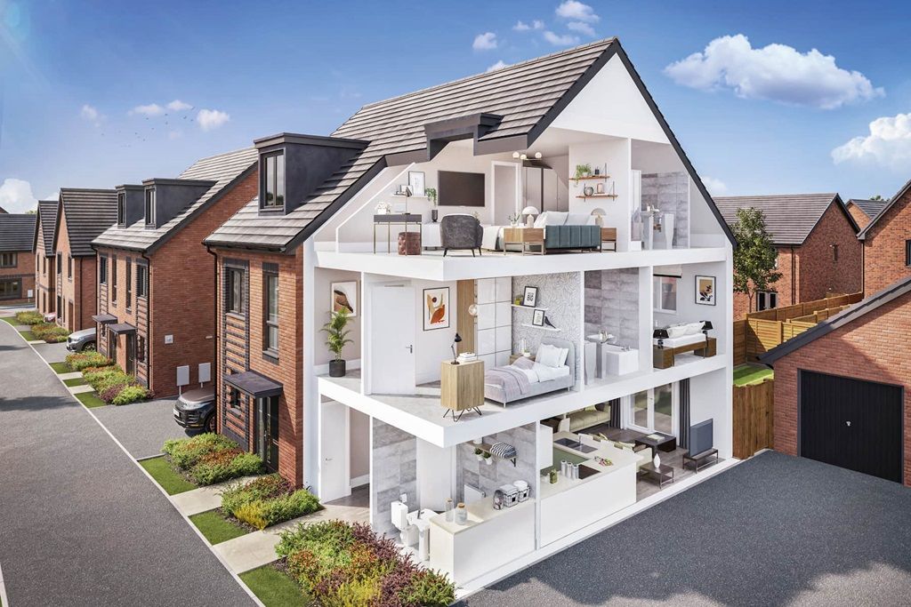 Additional image 15 of 3 bed semi-detached house for sale"The Harrton - Plot 282" at Half Penny Meadows, Pendle Road, Clitheroe BB7