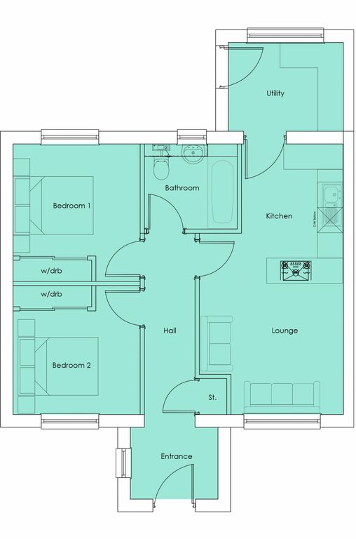 Additional image 3 of End terrace house for saleKirkland Crescent, Dalry KA24