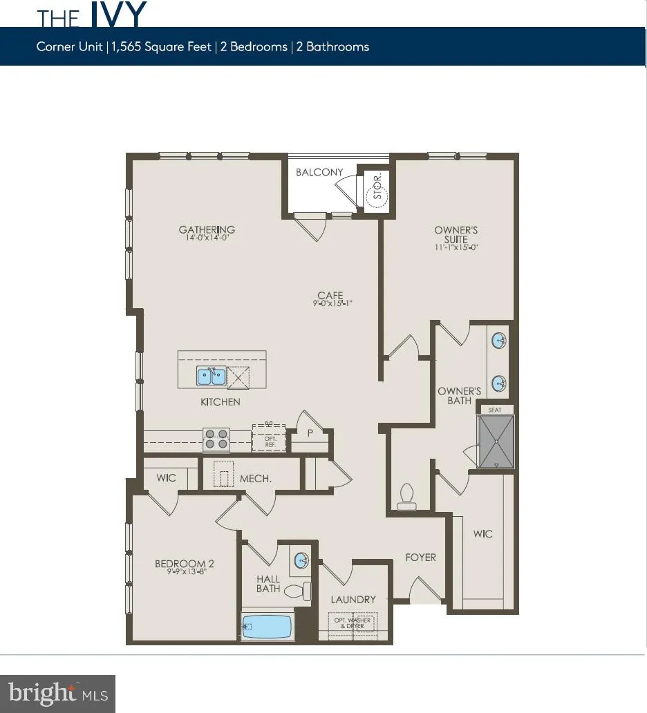 Additional image 31 of 83 Bethlehem Pike Unit 1102 IVY FLOOR PLAN Unit 1102 IVY F, Colmar, PA 18915