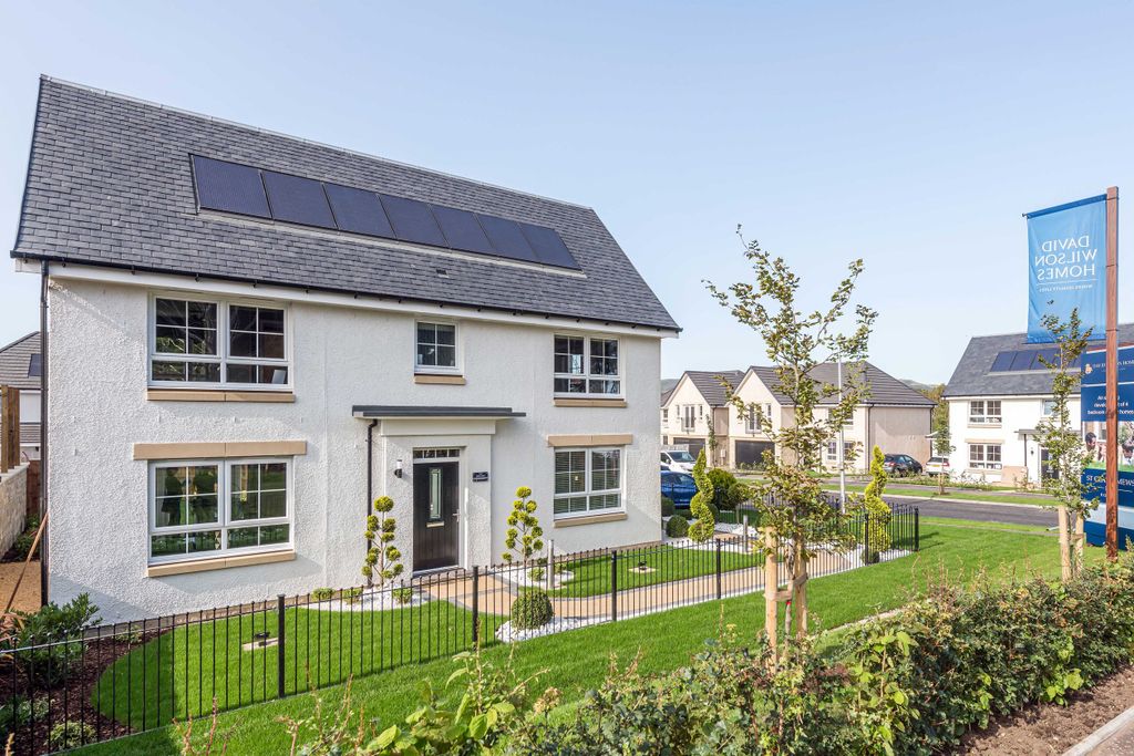 4 bed detached house for sale"Brechin" at Cairneyhill Road, Crossford, Dunfermline KY12