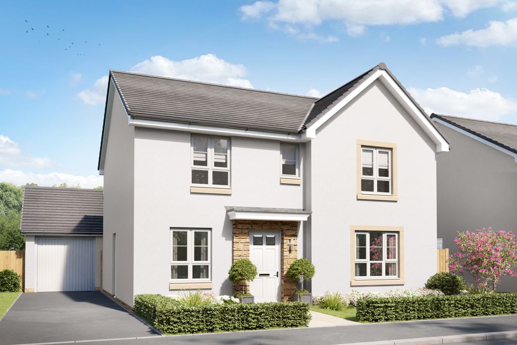 4 bed detached house for sale"Balloch" at Cairneyhill Road, Crossford, Dunfermline KY12