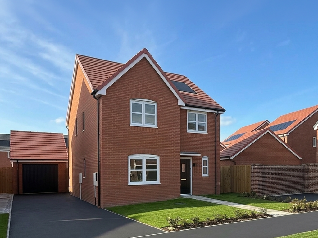 4 bed detached house for sale"The Knebworth" at Welsh Road, Deeside CH5