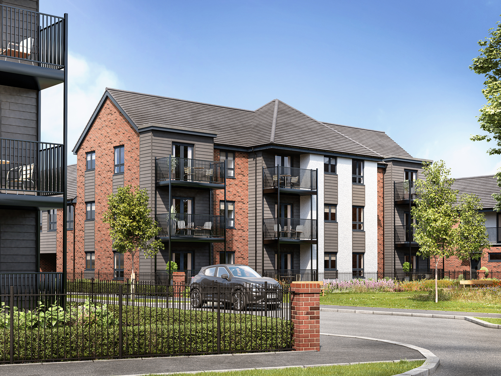 1 bed flat for sale"The Dewbury Apartments" at Valley Park, Eskdale Drive, Didcot OX11
