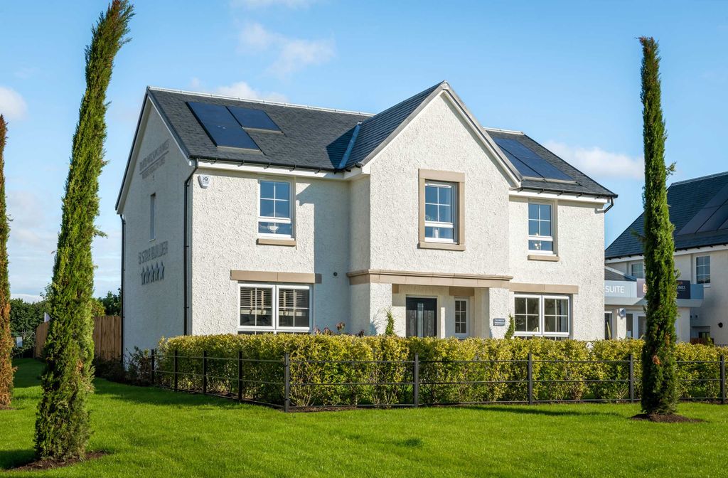 4 bed detached house for sale"Glenbervie" at Cairneyhill Road, Crossford, Dunfermline KY12