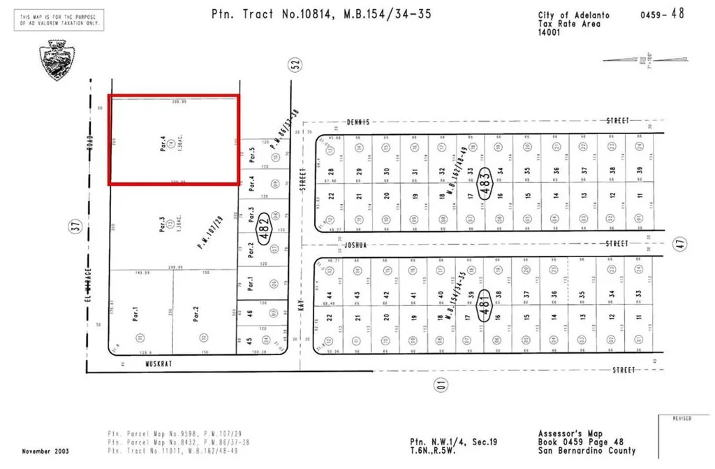 El Mirage & Muskrat 1.36acres Road, Adelanto, CA 92301